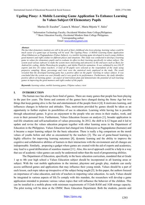 (PDF) Ugaling Pinoy: A Mobile Learning Game .